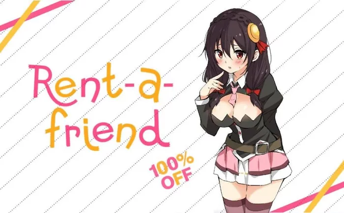 Rent-a-friend with YunYun! - Konosuba, Yunyun, Anime art, Anime