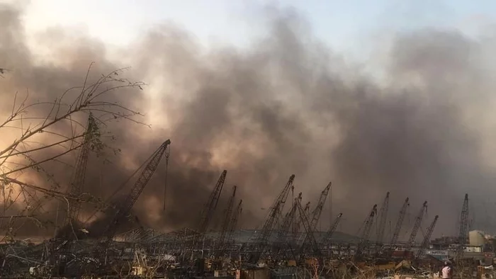 Consequences of today's explosions in the port of Beirut - Explosion, Beirut, Lebanon, Port, Fire, Consequences, news, Longpost, Explosions in the port of Beirut