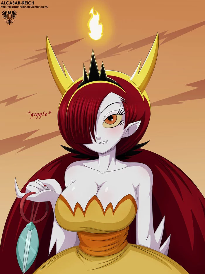 SPSZ.Art (What big scissors do you have) - Star vs Forces of Evil, Cartoons, Art, Hekapoo