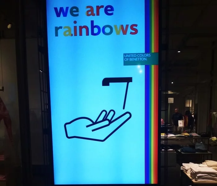 LGBT rainbow UNITED COLORS OF BENETTON - My, LGBT, Rainbow, United Colors of Benetton, Equality, Ice cream