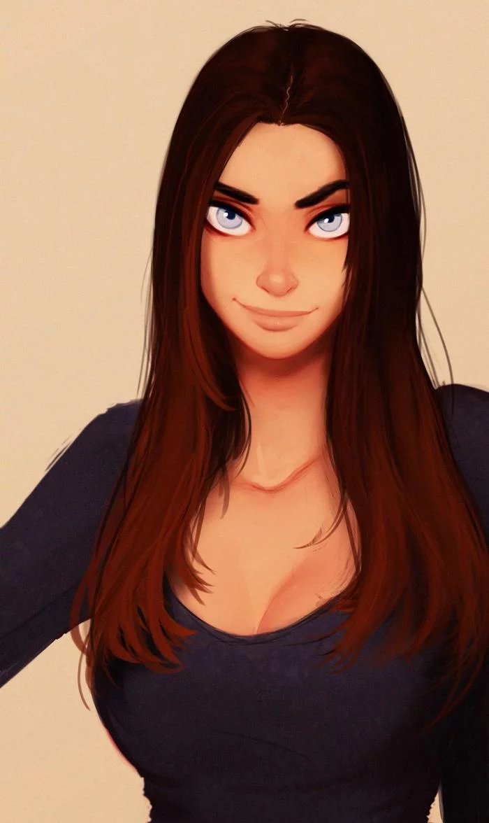 Симпатичные арты девушек Raichiyo33, Арт, Рисунок, Девушки, Длиннопост