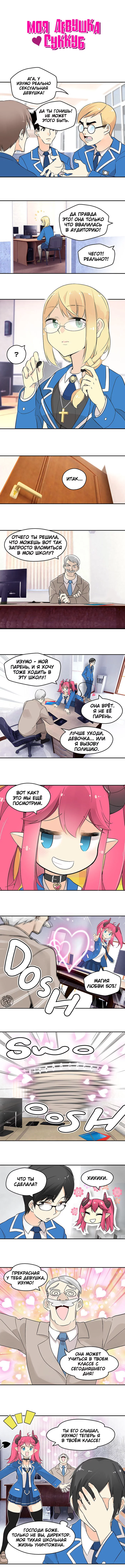 My Succubus Girlfriend. Episode 7. Director - Comics, Translation, Translated by myself, Anime art, Merryweather, Longpost, My succubus girlfriend