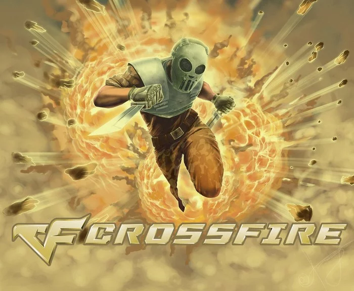 Фан арт по одной онлайн игре - Моё, Crossfire, Цифровой рисунок, SAI