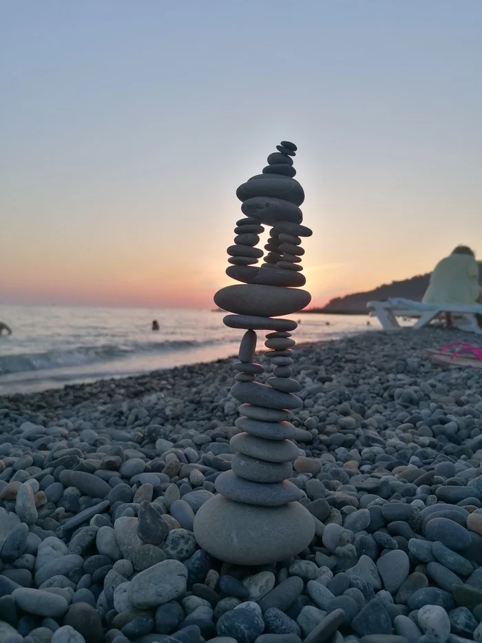 Pebble tower - My, Beach, Tower, Philosophy