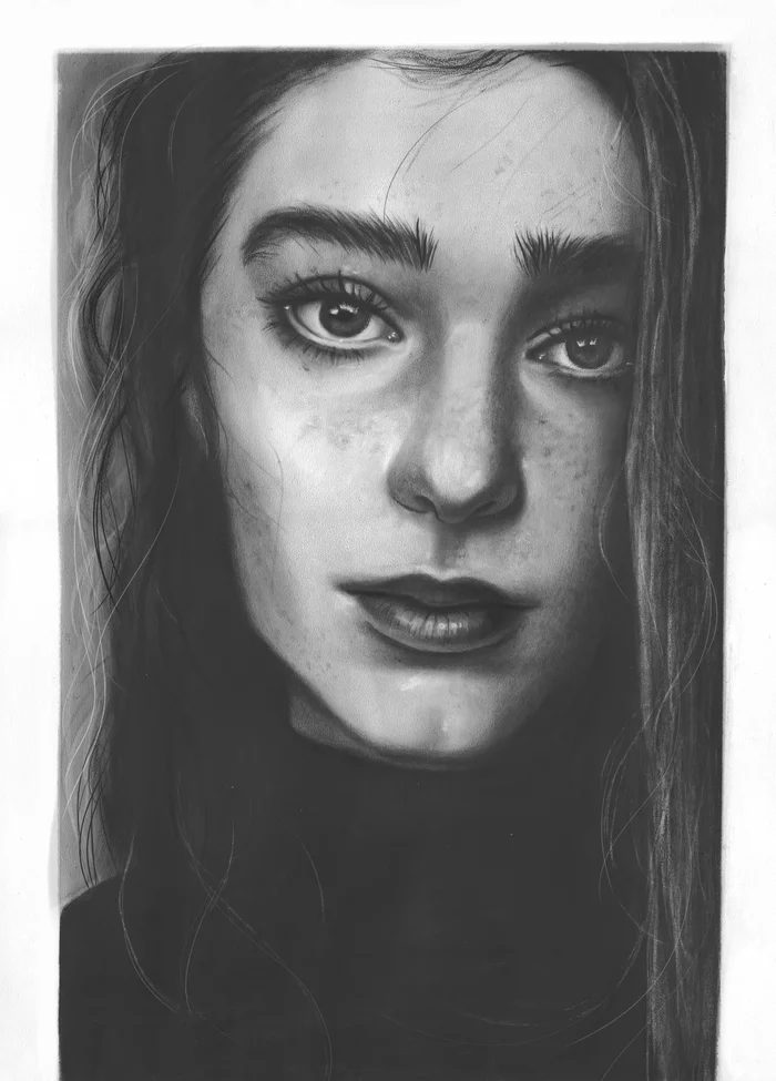 Portraits - My, Drawing, Portrait, Girls, Longpost