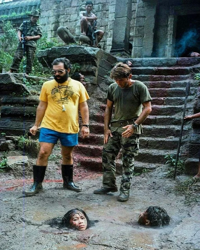 Behind the scenes of the movie Apocalypse Now - My, Francis Ford Copolla, Apocalypse Now, Vietnam, Behind the scenes, Marlon Brando, Martin Sheen, Photos from filming