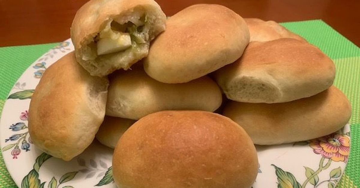 Духовые пирожки с яблоками