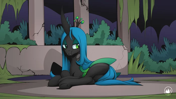 Creasy - My little pony, Queen chrysalis, Mysticalpha