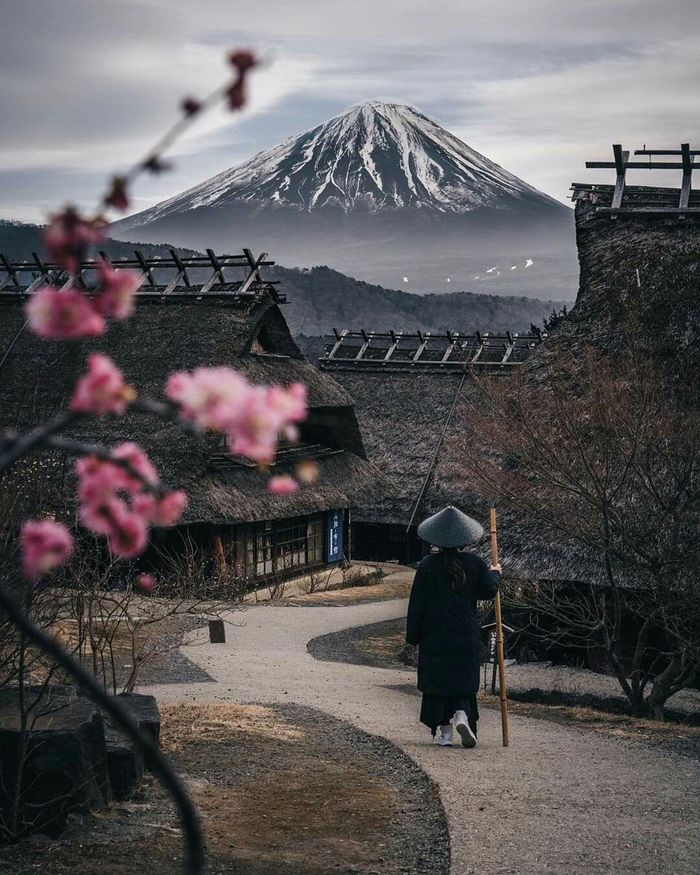 Mount Fuji, Japan! - Fujiyama, Traditions, Village, The photo, Japan, View, The mountains, beauty