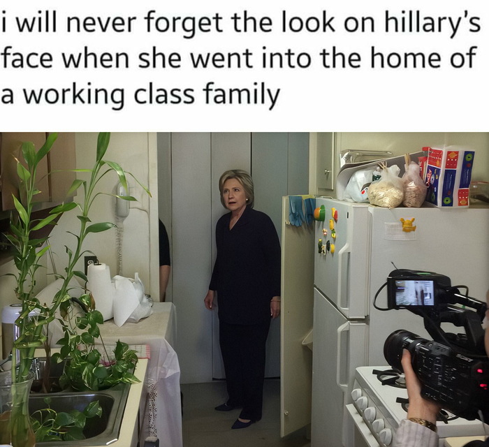Мне не забыть выражение лица Хиллари, когда она вошла в дом семьи из рабочего класса