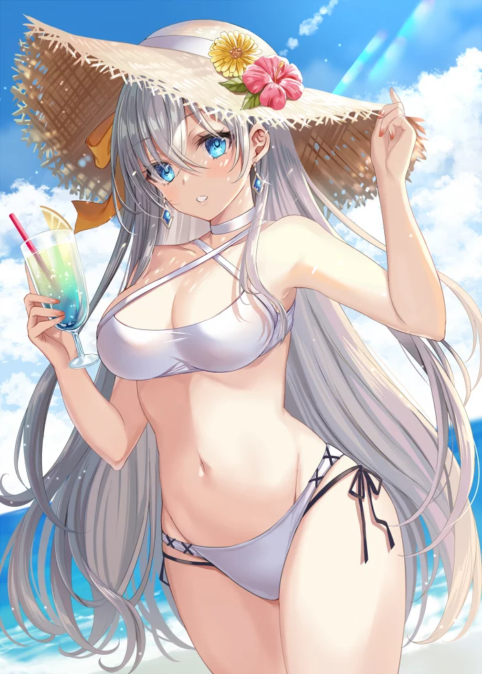 Anastasia - Anime, Art, Anime art, Anastasia Romanova, Fate, Fate grand order, Swimsuit