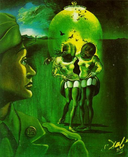 Dali - My, Painting, Oil painting, Salvador Dali, Surrealism, Longpost