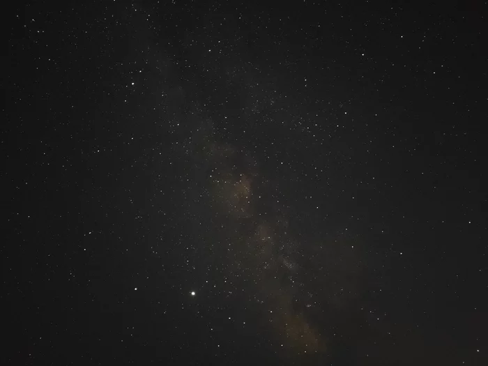 A little bit of night sky - My, The photo, Milky Way, Jupiter, sky photo, Night