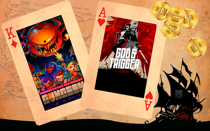 [Epic Games Store]God's Trigger Enter the Gungeon  , Epic Games Store, Epic Games Launcher, ,  Steam, Enter the Gungeon, , Epic Games