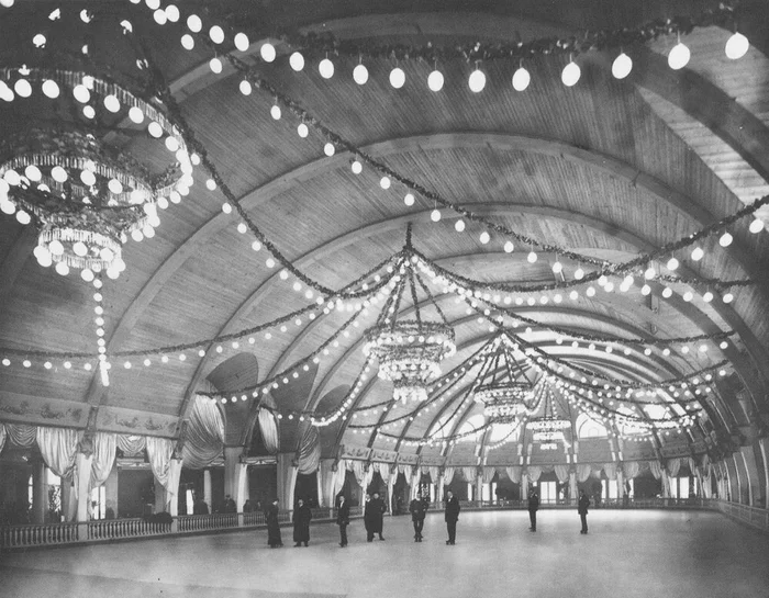 Skating in pre-revolutionary St. Petersburg: American Roller Ring - , Российская империя, 20th century, Historical photo, Pre-revolutionary Russia, Saint Petersburg, Longpost, Skateboarding