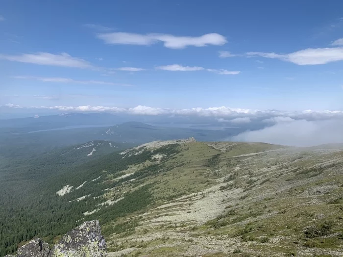 Foggy Nurgush - My, The nature of Russia, Ural mountains, Bolshoy Nurgush, Chelyabinsk region, Longpost