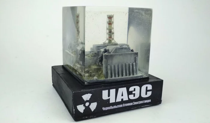 Diorama of the Chernobyl Nuclear Power Plant - My, Diorama, Epoxy resin, Chernobyl, Chernobyl, Stalker, Monolith, Stand modeling, Video, Longpost