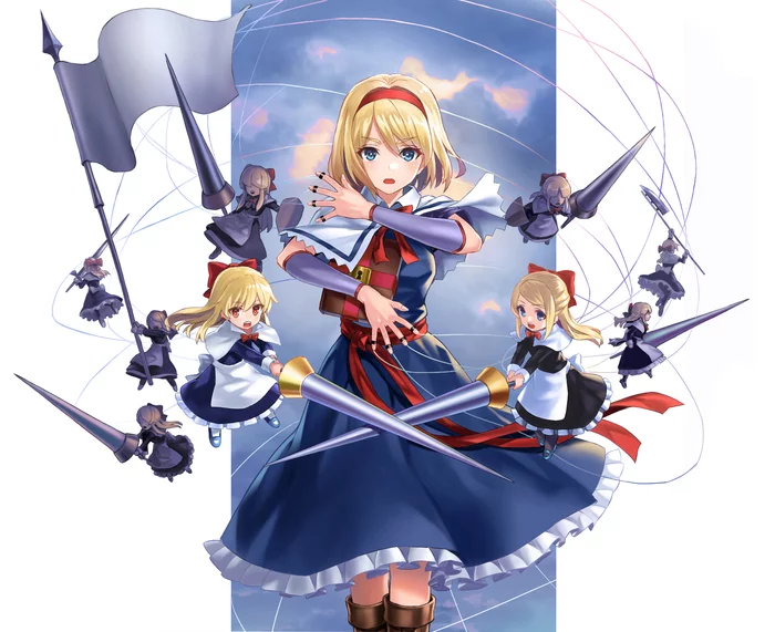 Alice Margatroid - Touhou, Anime art, Anime, Alice margatroid