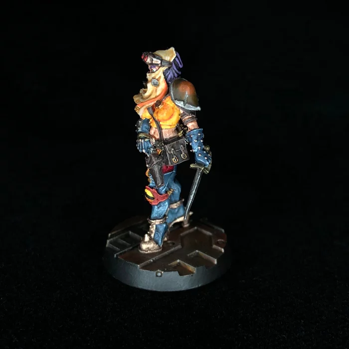 Сильная и независимая! :) - Моё, Wh miniatures, Warhammer 40k, Necromunda, Миниатюра, Хобби, Длиннопост