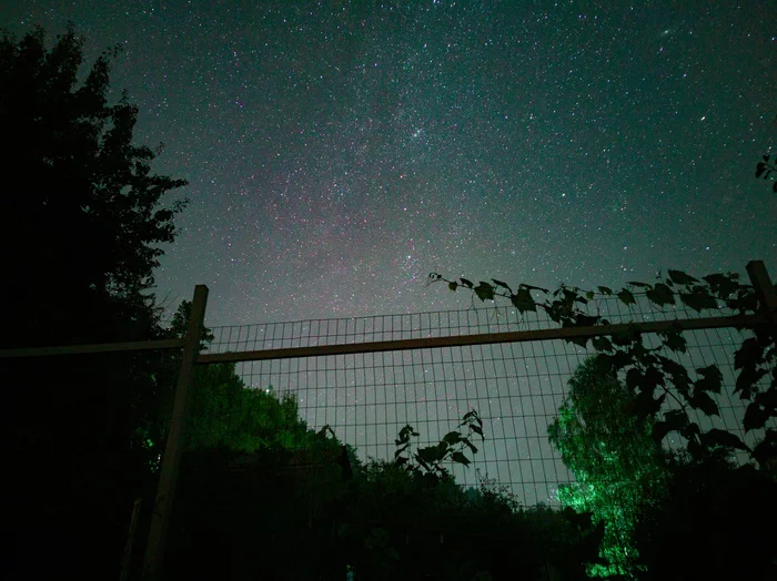 August sky - My, Starry sky, Mobile photography, Vladimir region, Oneplus, Longpost