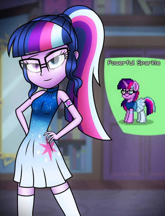 Powerful Sparkle - My Little Pony, Sci-Twi, Equestria Girls