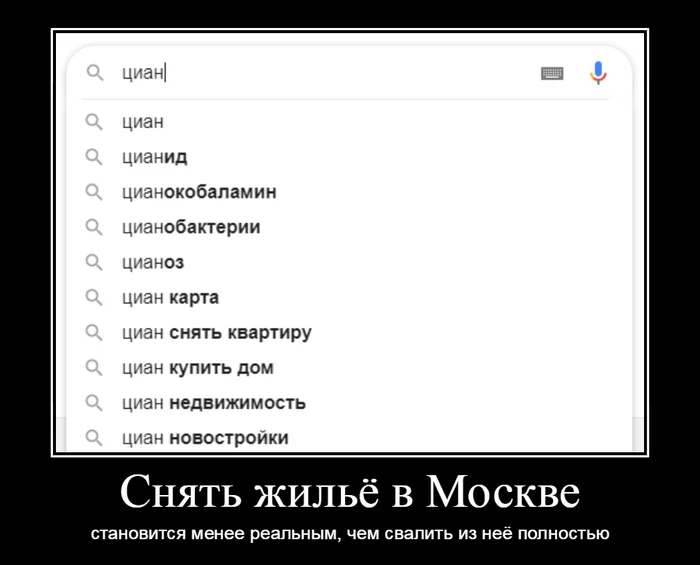 Я бы снял жильё в Москве, но - Циан, Аренда, Жилье, Снять, Москва