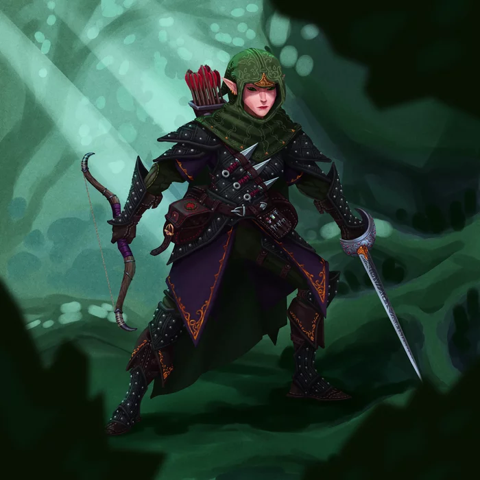 Elf Ranger Thief - My, Elves, Rangers, Thief, Passfinder, Character Creation