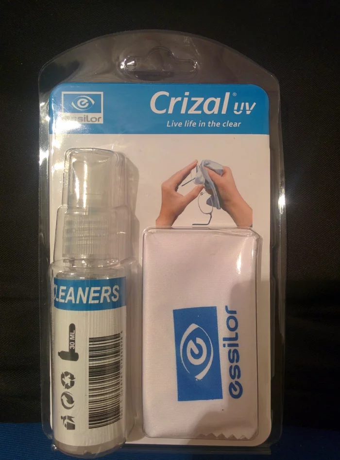 Cartier glasses and Crizal uv cleaning fluid - My, Glasses, Lenses, Longpost