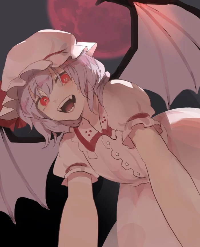 Remi - Remilia scarlet, Touhou, Art, Anime art, Anime, Joniko1110