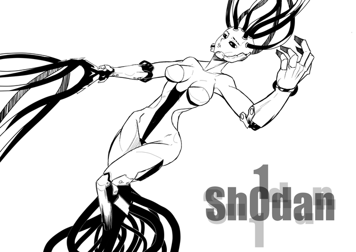 Sh0dan SP System Shock, Shodan, , , -, Speed painting, 