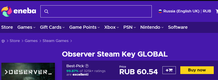 [ïðåäçàêàç - 80% ñêèäêà] Observer: System Redux Observer, Ñêèäêè, Ïðåäçàêàç, Êîìïüþòåðíûå èãðû, Steam, Âèäåî, Äëèííîïîñò, Íå õàëÿâà