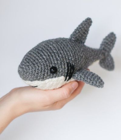 Help me find an amigurumi shark pattern - Crochet, Amigurumi, Shark, Knitting