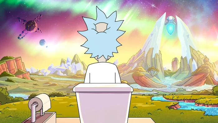 When you tune in in the morning to this beautiful - Rick and Morty, Morning, Humor, Mat