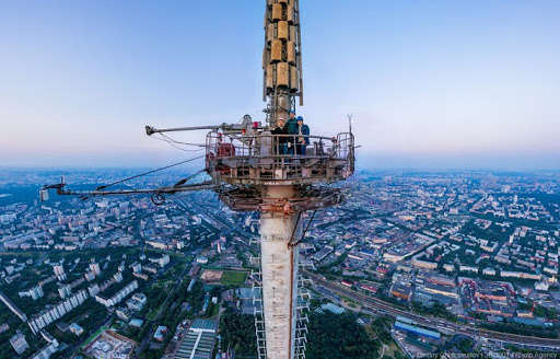 Символ телевидения - История, Фотография, Телевышка, Останкино, Москва, Длиннопост