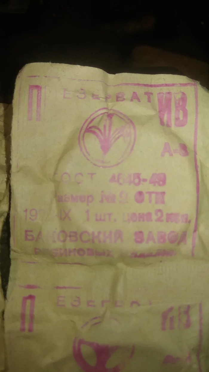 Time capsule - My, Past, Made in USSR, Condoms, the USSR