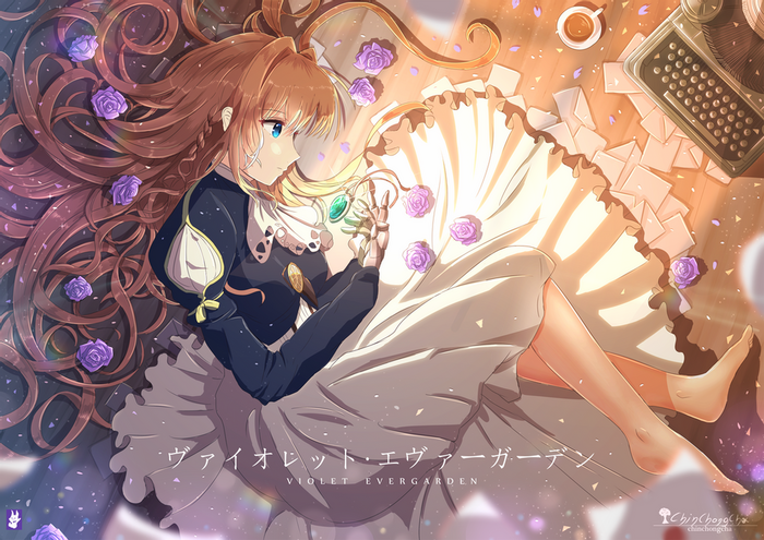 Violet Evergarden Violet Evergarden, Anime Art, 