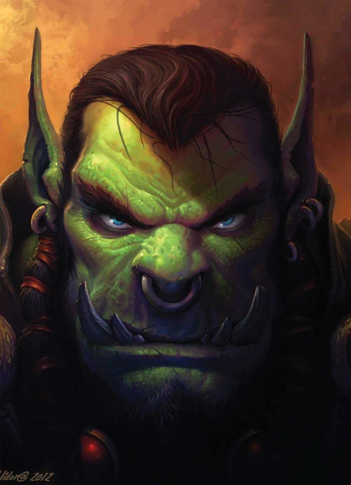 Thrall by John Polidora World of Warcraft, Warcraft, Blizzard, Game Art, , 