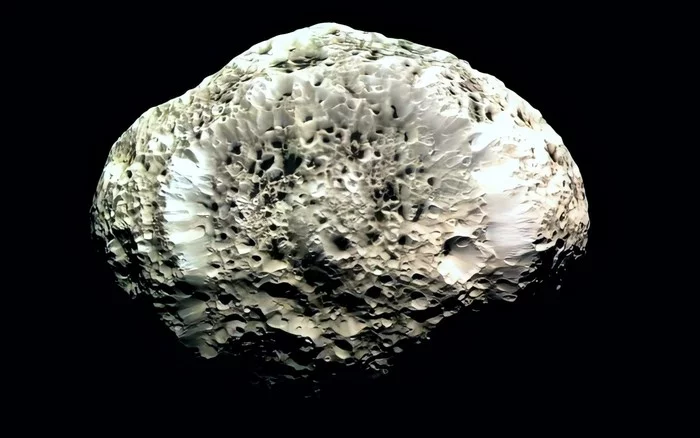 Saturn's moon Hyperion - Physics, Astronomy, Astrophysics, The science, Space, Satellite, Star, Saturn