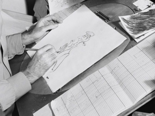 Этот дядя рисовал мультфильмы