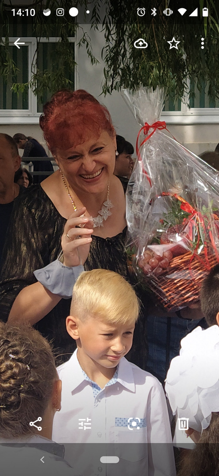 Мой сын и его первая учительница