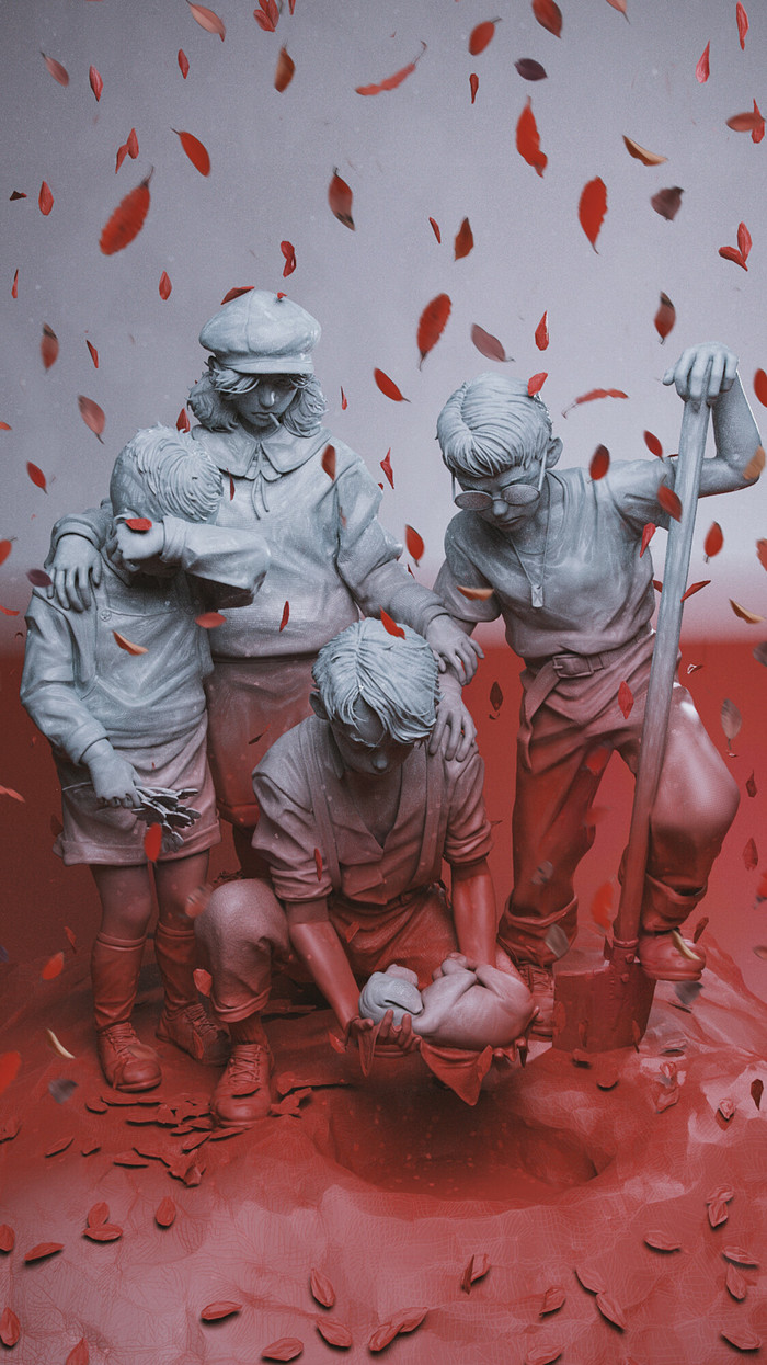 "Конец наивного детства", Phuc Dang, 3D-арт, 2020