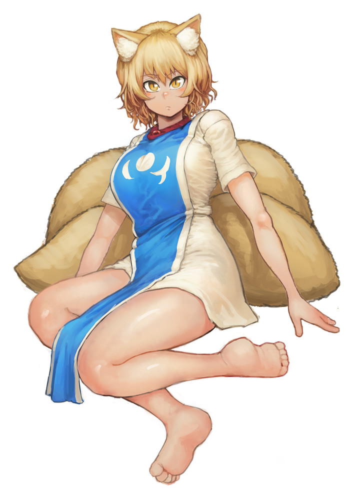  , Anime Art, Touhou, Yakumo Ran, Chanta, 