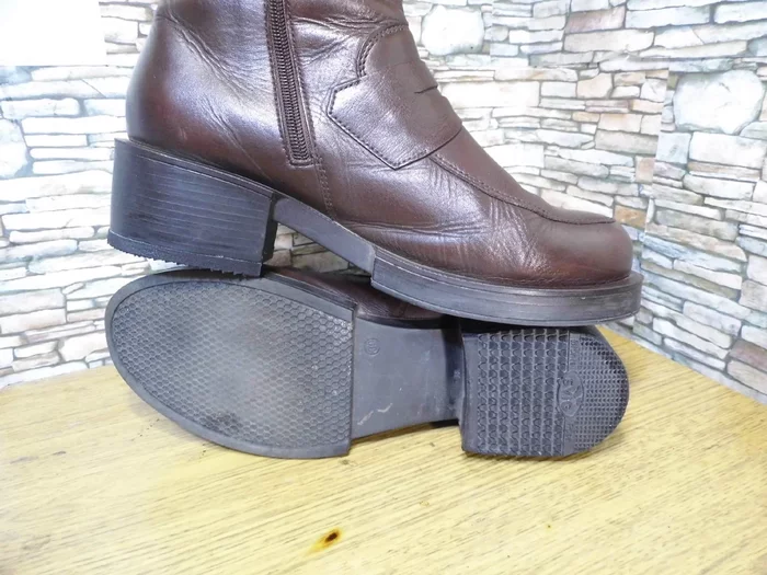 Non-slip heel on smooth heel - My, Shoe repair, Heels, Mat, Longpost