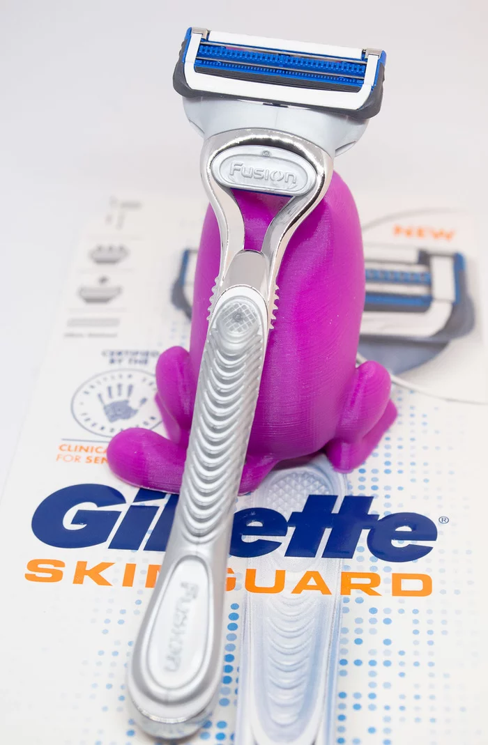 Немного разнообразия - Gillette SkinGuard! - Моё, Бритва, Gillette, Fusion, Обзор, Мат, Длиннопост