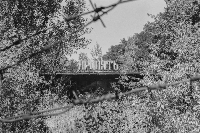 Dead city - My, camera roll, Pripyat, Exclusion Zone, Black and white photo, Chernobyl, The film did not die, Longpost