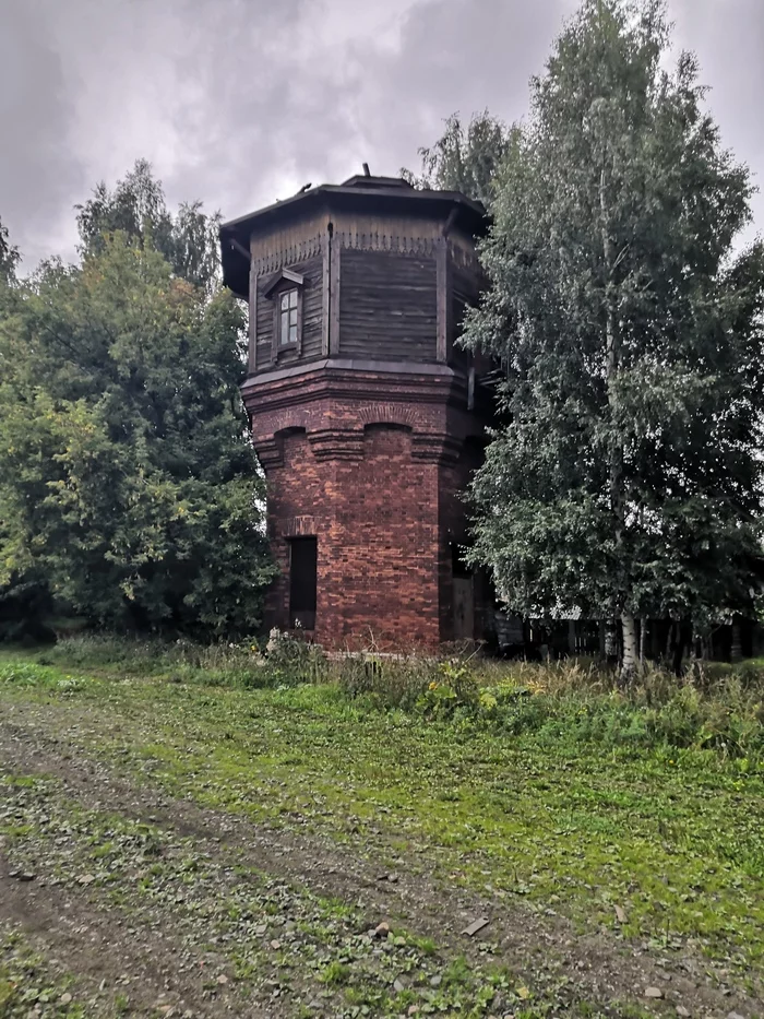 Old water tower (Prosnitsa village) - My, The photo, Water tower, Village