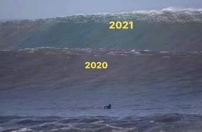 What if ? - A crisis, Images, 2020, The calendar, Wave, 2021