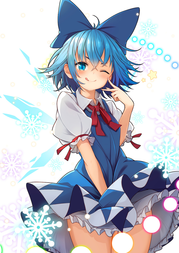 Cirno Touhou, Anime Art, , Cirno