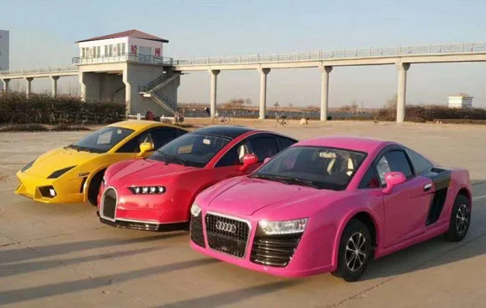 Chinese electric cars Shandong Qilu Fengde - Chinese cars, Electric car, Lamborghini, Bugatti, Audi, Longpost