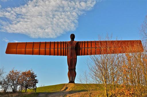 Angel of the North - Great Britain, England, Angel, The statue, Monument, Sculpture, Monument